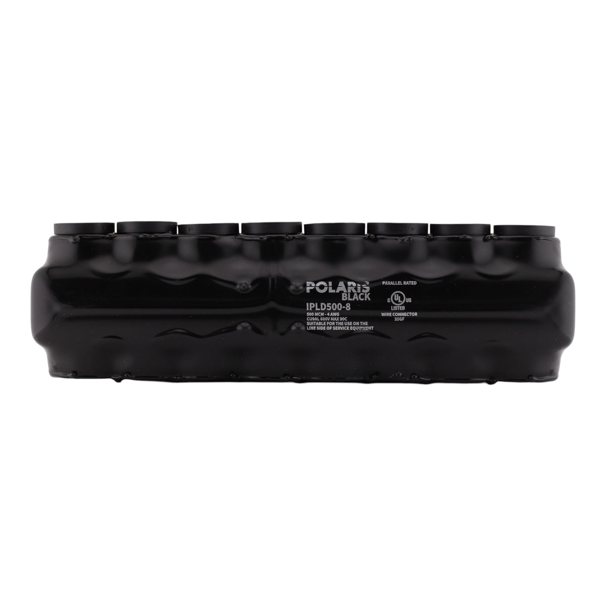 NSI Polaris, IPLD500-8, 8-Port, 500 MCM-4 AWG, 600V, Dual-Sided, Pre-Insulated, Multi-Tap Connector - Image 4