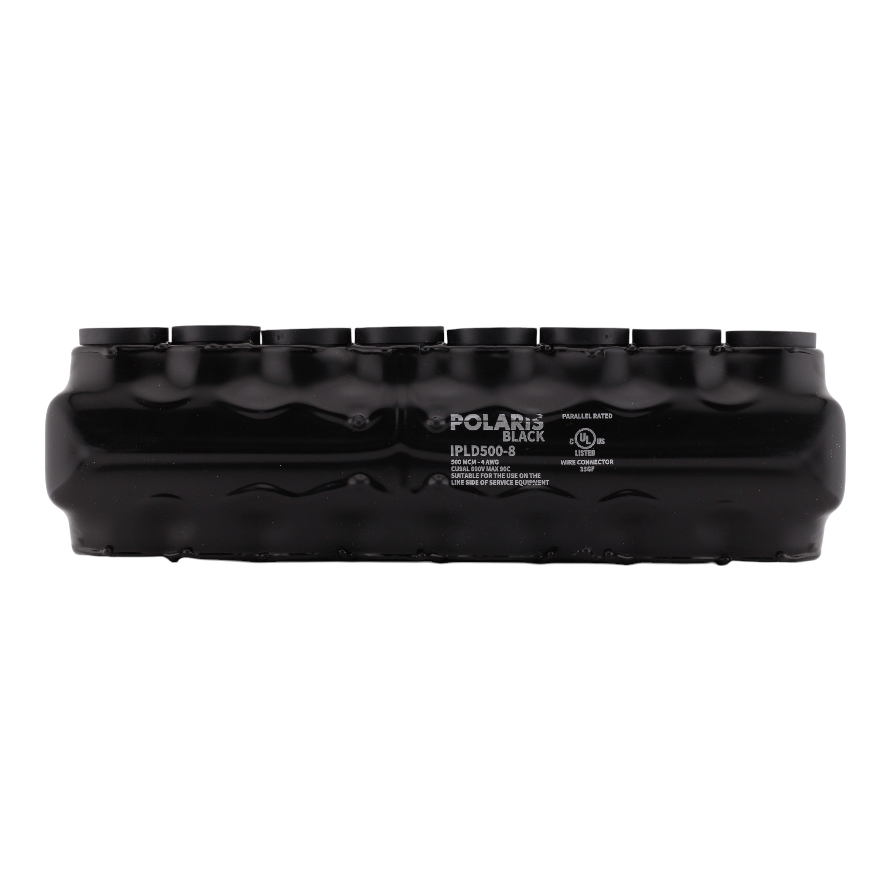 NSI Polaris, IPLD500-8, 8-Port, 500 MCM-4 AWG, 600V, Dual-Sided, Pre-Insulated, Multi-Tap Connector - Image 4
