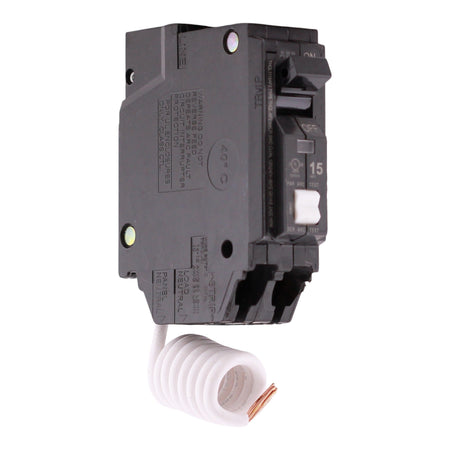 GE Q Line THQL1115AF2 15A 1P 120V AFCI Pigtail Neutral Circuit Breaker