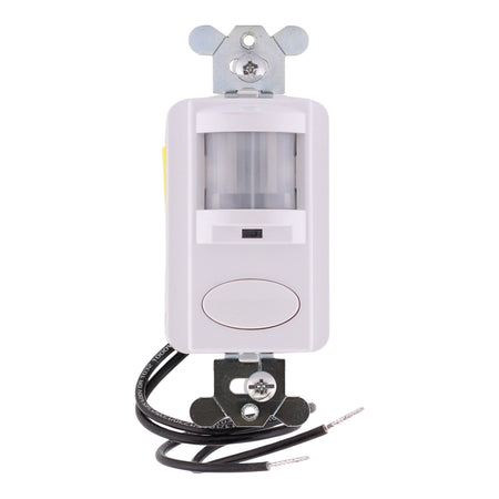 Sensor Switch, WSDWH, 120/277V, PIR Wall Switch Sensor, White - Image 5