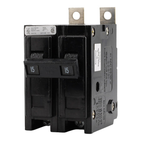 Eaton BAB2015 15A 2P 120/240V Thermal-Magnetic Circuit Breaker - Image 6