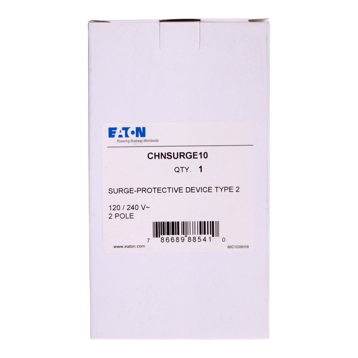 Eaton CH, CHNSURGE10, 2P, 120/240V, 20kA, Pigtail Neutral, Surge Protective Device - Image 3