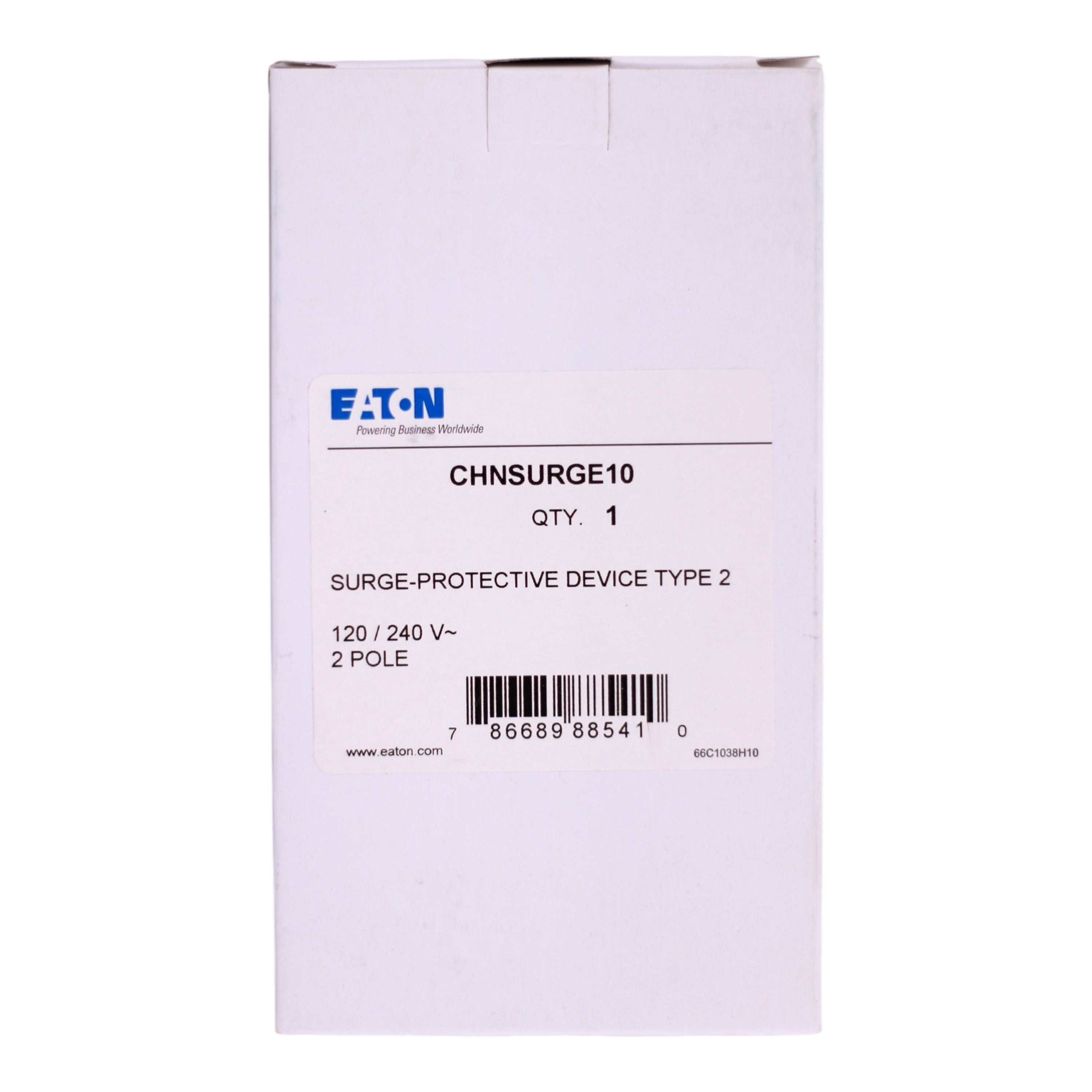Eaton CH, CHNSURGE10, 2P, 120/240V, 20kA, Pigtail Neutral, Surge Protective Device - Image 3