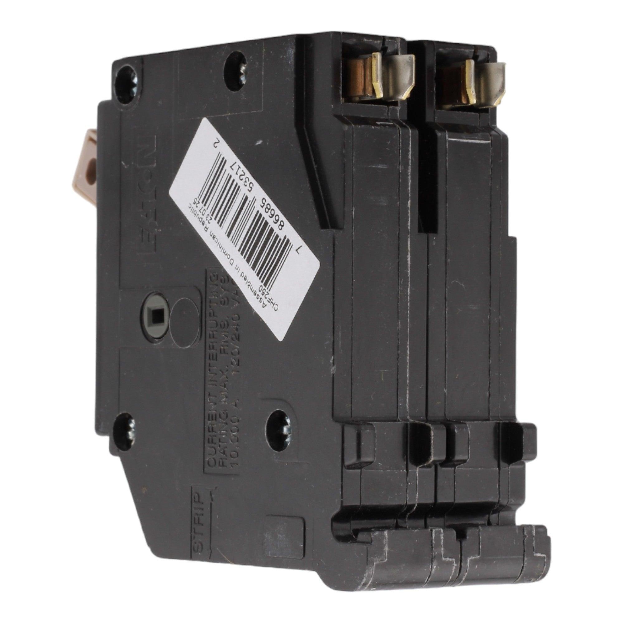 Eaton CH CHF250 50A 2P 120/240V Standard Circuit Breaker - Image 5