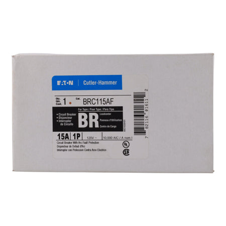 Eaton BR BRC115AF 15A 1P 120V AFCI Pigtail Neutral Circuit Breaker - Image 3