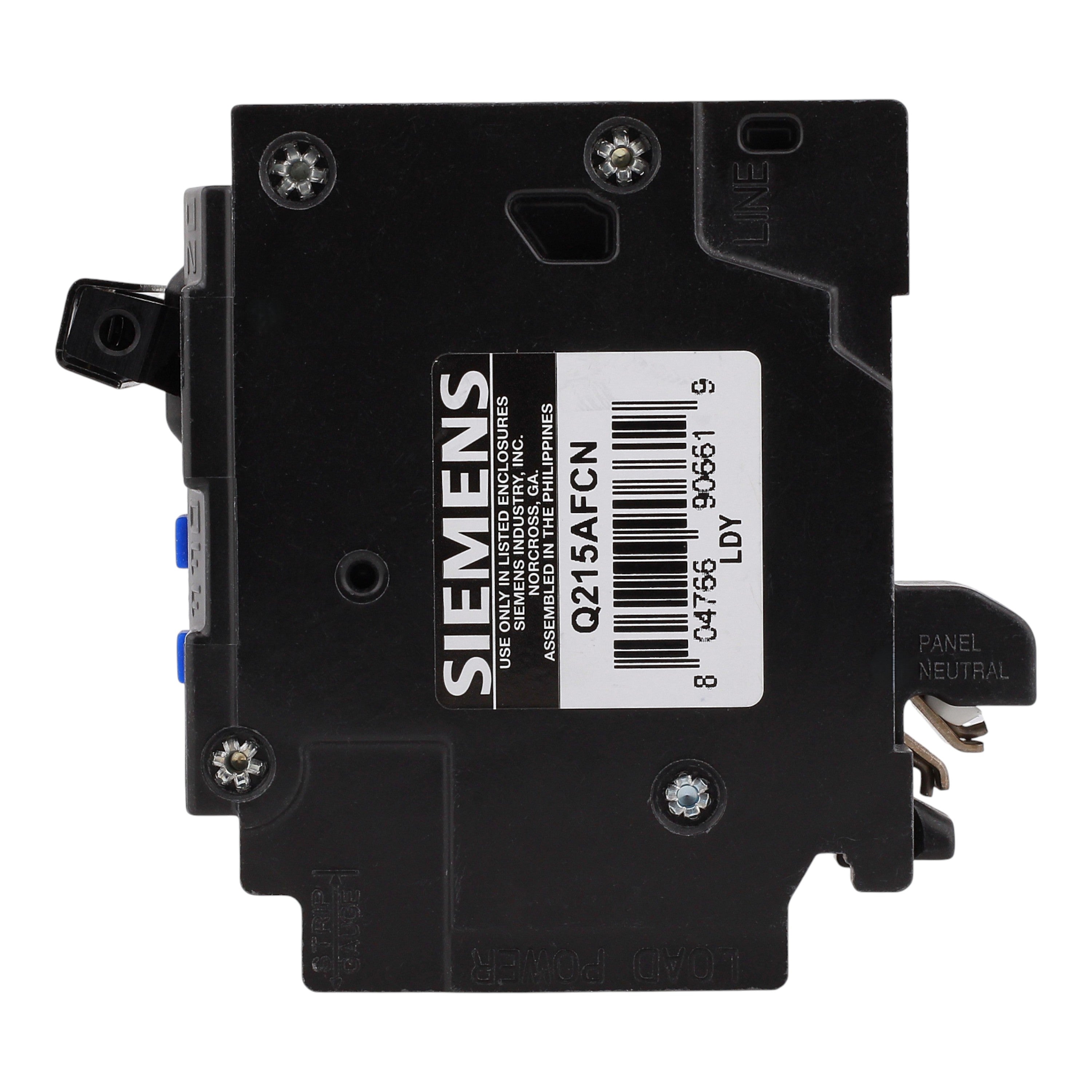 Siemens QAFN Q215AFCN 15A 2P 120/240V AFCI Plug-On Neutral Circuit Breaker - Image 6