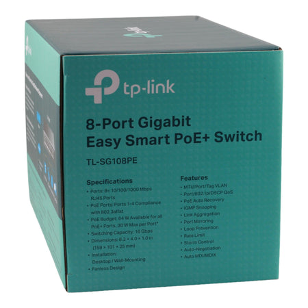 TP-Link TL-SG108PE 8-Port Gigabit Easy Smart Switch with 4-Port PoE - Image 5