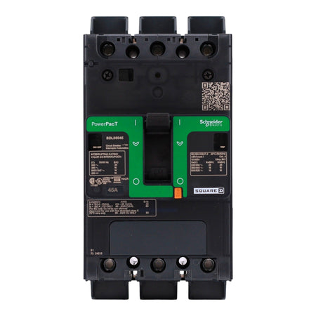 Square D PowerPacT B, BDL36045, 45A, 3P, 600Y/347VAC, 14kA, Unit Mount, Thermal Magnetic, Circuit Breaker - Image 4