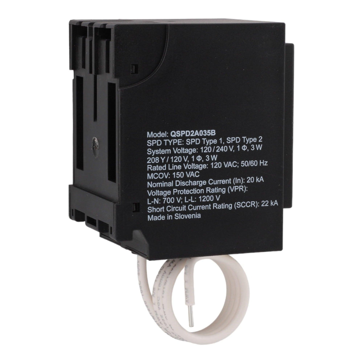 Siemens QSPD2A035B 120/240V 35kA 2-Pole Surge Protective Device - Image 5