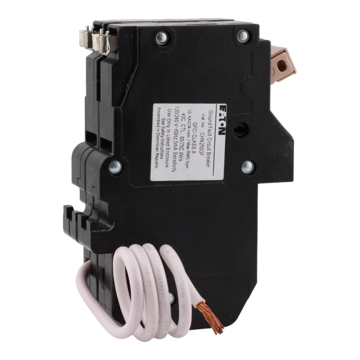 Eaton CH CHN250GF 50A 2P 120/240V GFCI Pigtail Neutral Circuit Breaker - Image 5