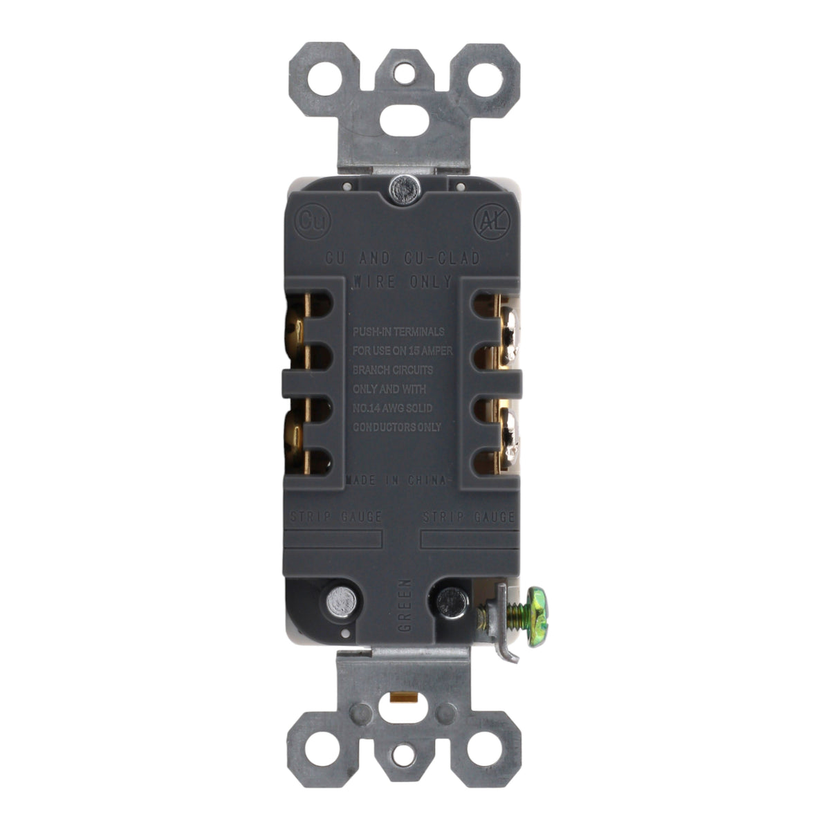 RES POWER 15A 125V Tamper-Resistant Decorator Duplex Receptacle cULus Listed White - Image 5