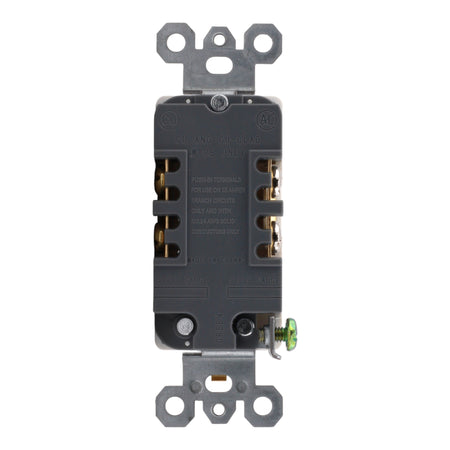 RES POWER 15A 125V Tamper-Resistant Decorator Duplex Receptacle cULus Listed White - Image 5