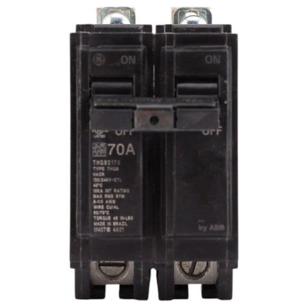 GE Q-Line, THQB2170, 70A, 2P, 120/240V, 10kAIC, Bolt-On, Circuit Breaker - Image 2