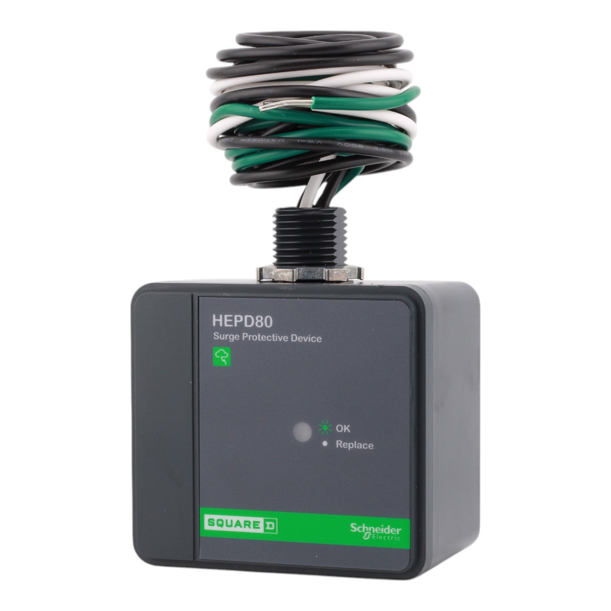 Square D HEPD80, 80kA Surge Protective Device, 120/240V, 1-Phase, 3-Wire, Type 1 SPD, for Whole-Home Protection - Image 3