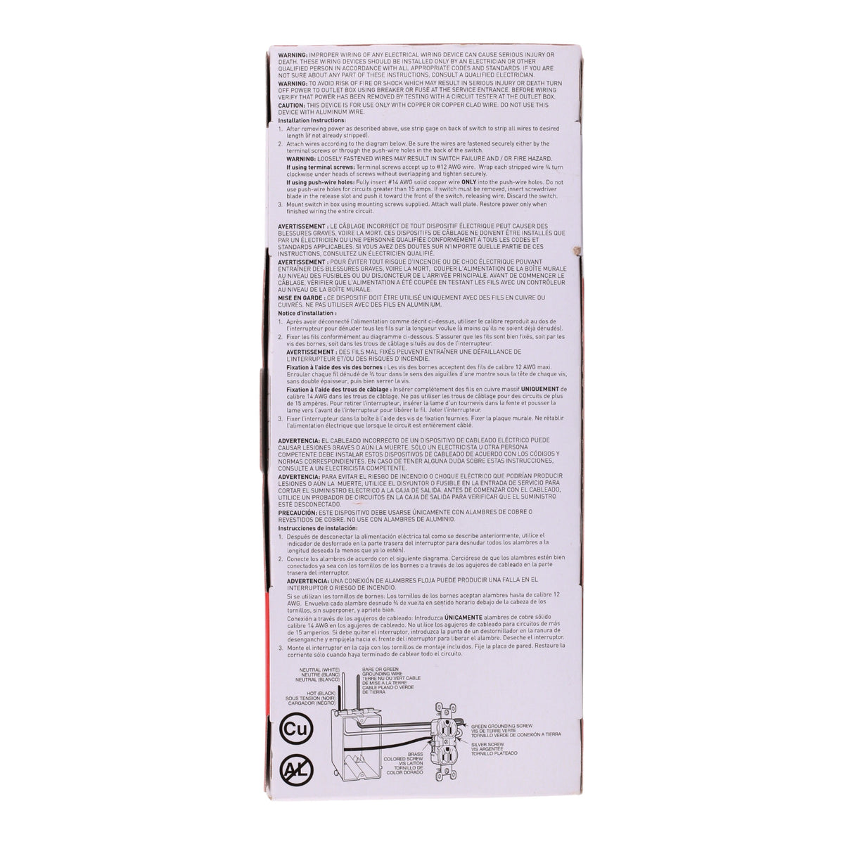 Pass & Seymour Trademaster PACK-10  3232TRW 15A 125V Tamper-Resistant Duplex Receptacle White - Image 11