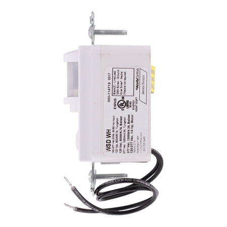 Sensor Switch, WSDWH, 120/277V, PIR Wall Switch Sensor, White - Image 8