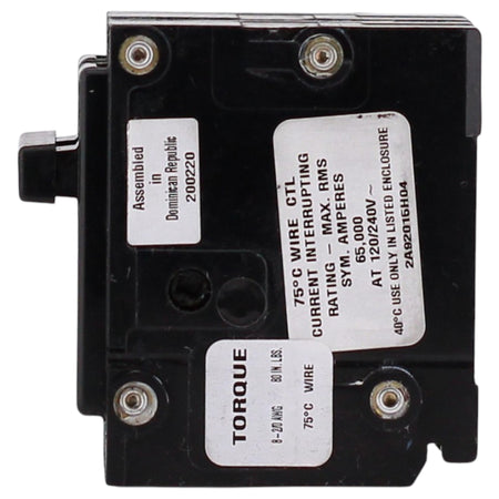 ABB Q-Line, TMQA2110, 110A, 2P, 120/240V, 65kA, Main Breaker, Thermal Magnetic, Circuit Breaker - Image 5
