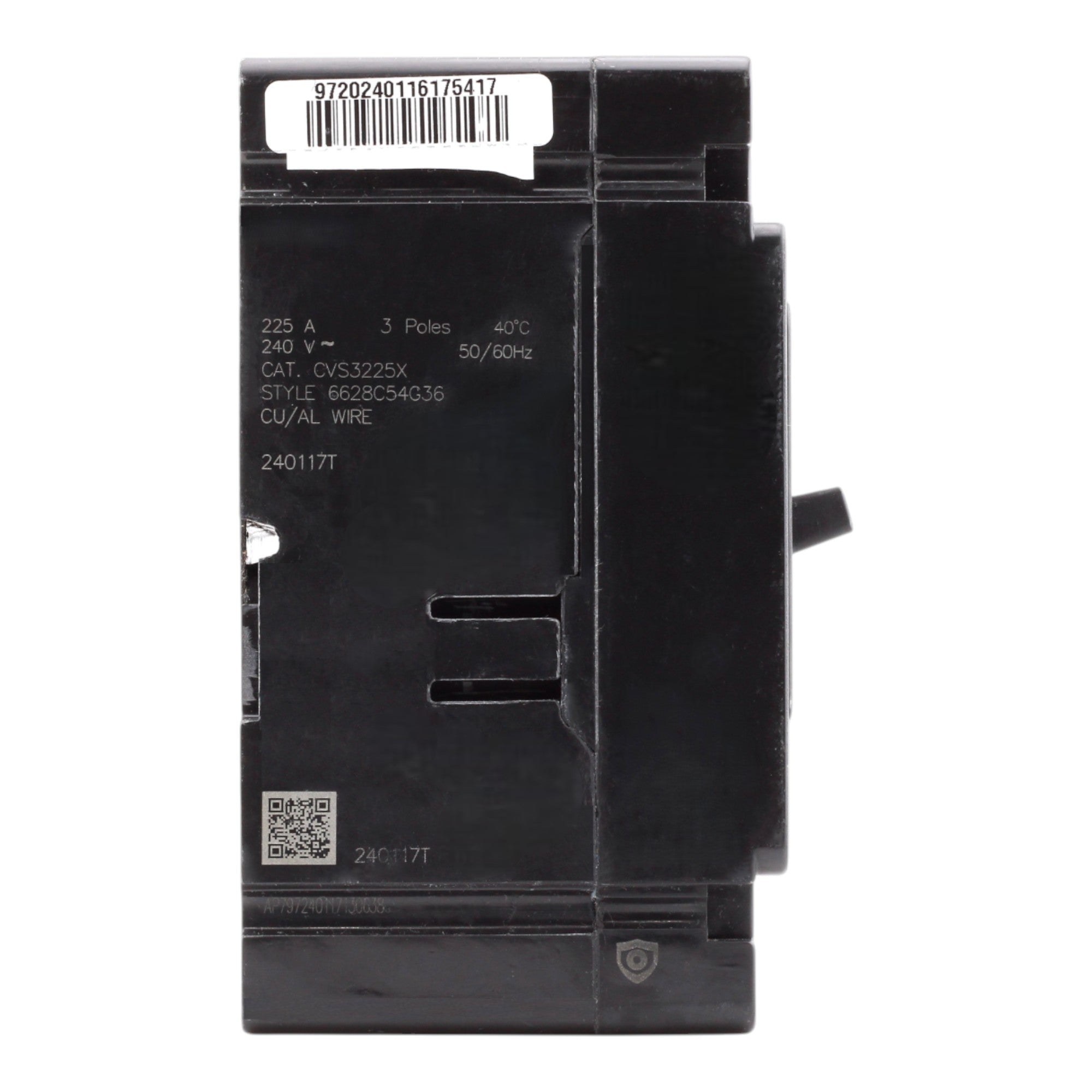 Eaton Type CV CVS3225X 225A 3P 240V Molded Case Circuit Breaker - Image 5