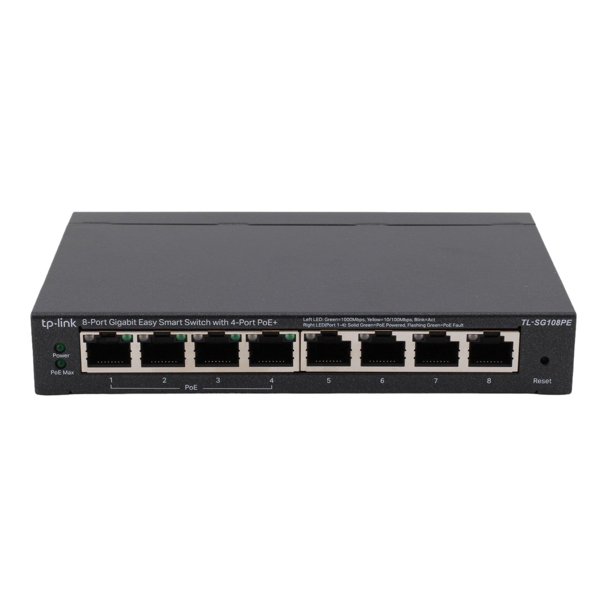 TP-Link TL-SG108PE 8-Port Gigabit Easy Smart Switch with 4-Port PoE - Image 7
