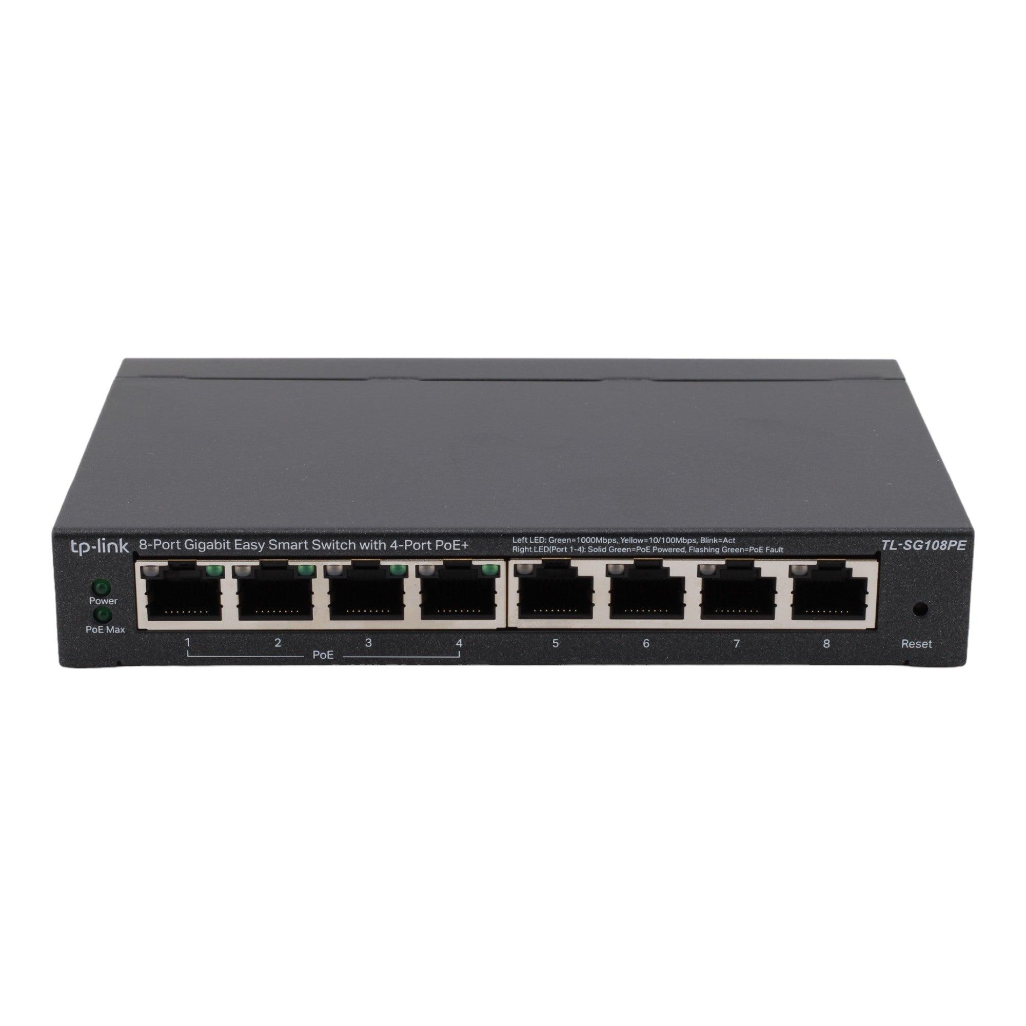 TP-Link TL-SG108PE 8-Port Gigabit Easy Smart Switch with 4-Port PoE - Image 7