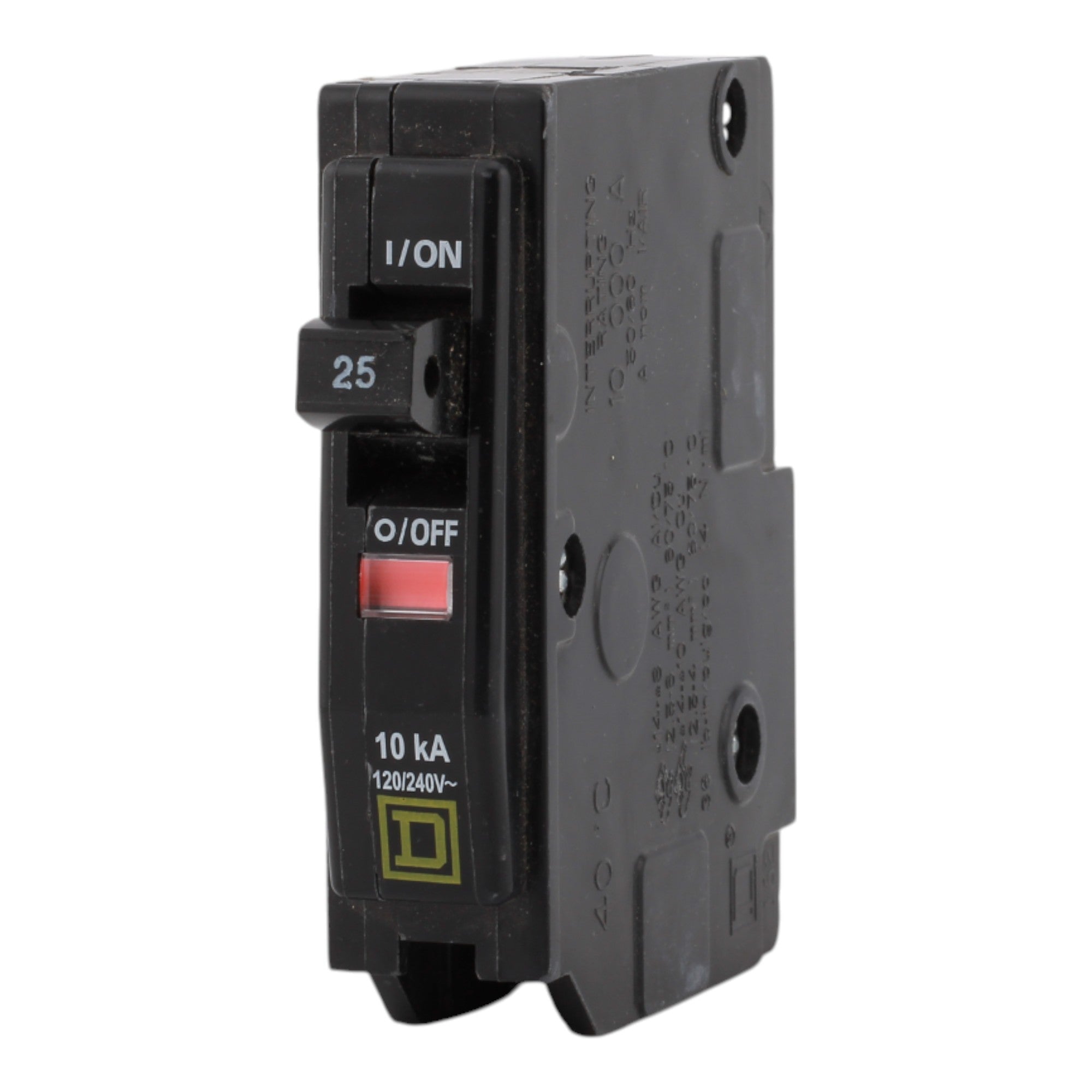 Square D QO125 25A 1P 120/240VAC Miniature Circuit Breaker - Image 6