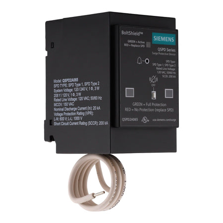 Siemens BoltShield QSPD2A065P 65kA 2P 120/240V Surge Protective Device