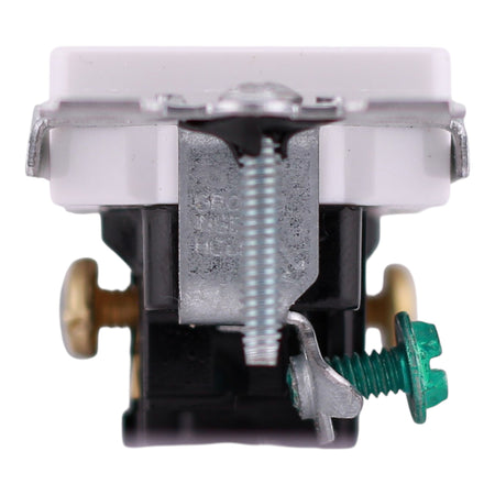 NEW - 10-PACK Leviton Decora, 5603-2W, 15A, 120/277V, 3-Way, AC Quiet Rocker Switch, Grounding, White - Image 10