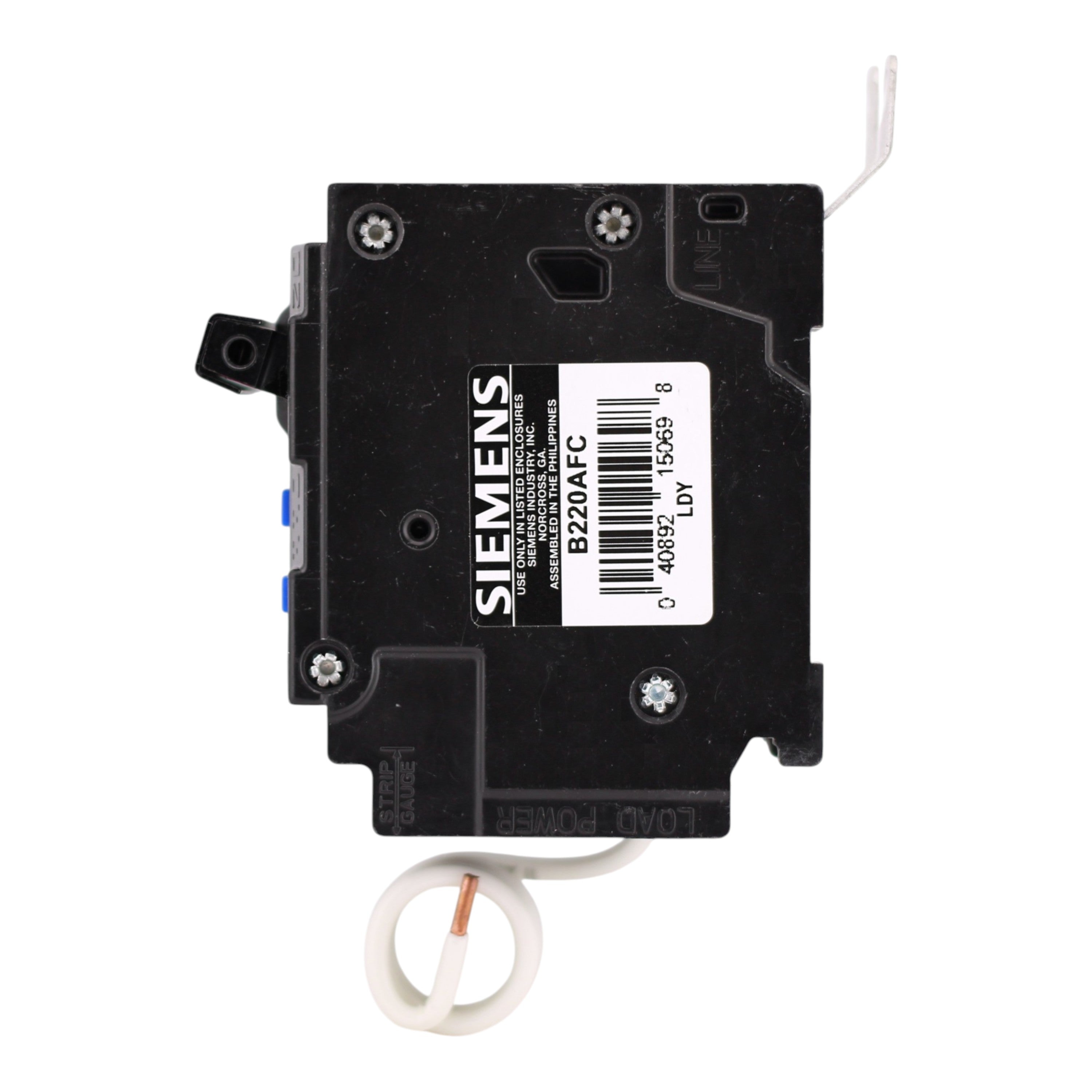 Siemens BAF, B220AFC, 20A, 2P, 120/240V, AFCI, Pigtail Neutral, Panelboard Circuit Breaker - Image 7