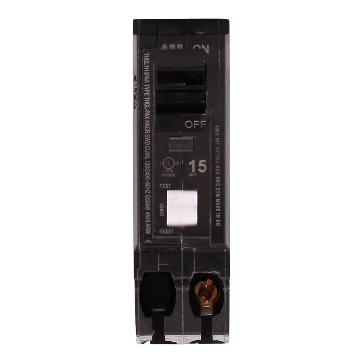 GE Q-Line, THQL1115PAX, 15A, 1P, 120/240V, AFCI, Plug-On Neutral, Circuit Breaker - Image 4