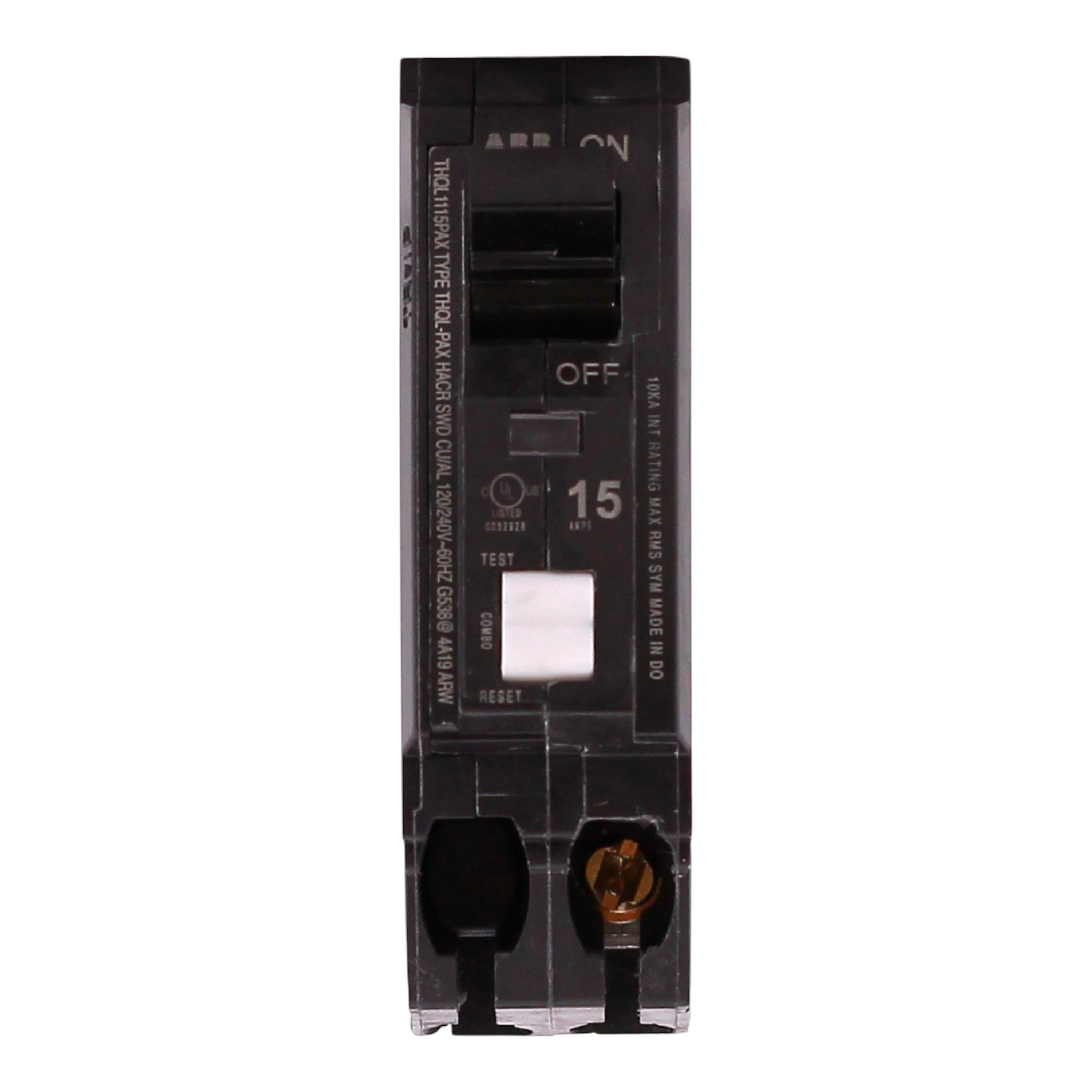 GE Q-Line, THQL1115PAX, 15A, 1P, 120/240V, AFCI, Plug-On Neutral, Circuit Breaker - Image 4