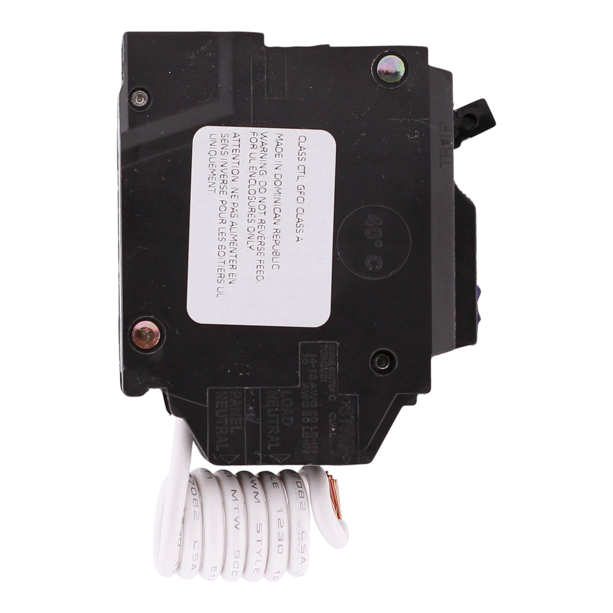 ABB Q-Line, THQL1115DX, 15A, 1P, 120V, AFCI/GFCI, Short Pigtail Neutral, Circuit Breaker - Image 5