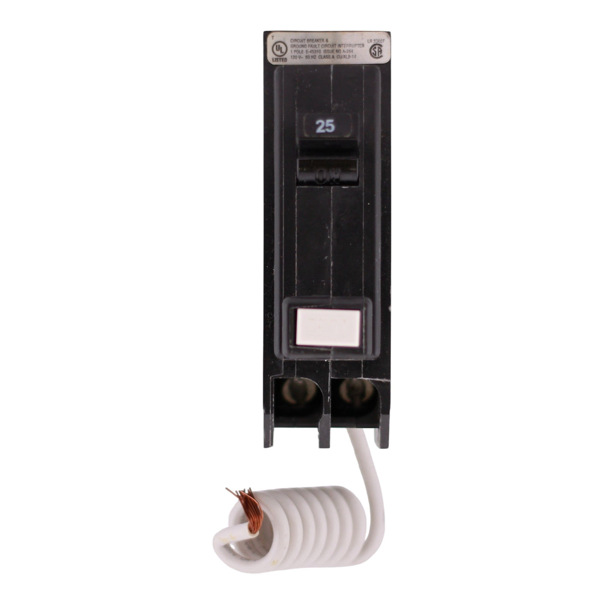 Eaton BR, GFTCB125, 25A, 1P, 120/240V, GFCI, Pigtail Neutral, Circuit Breaker - Image 4