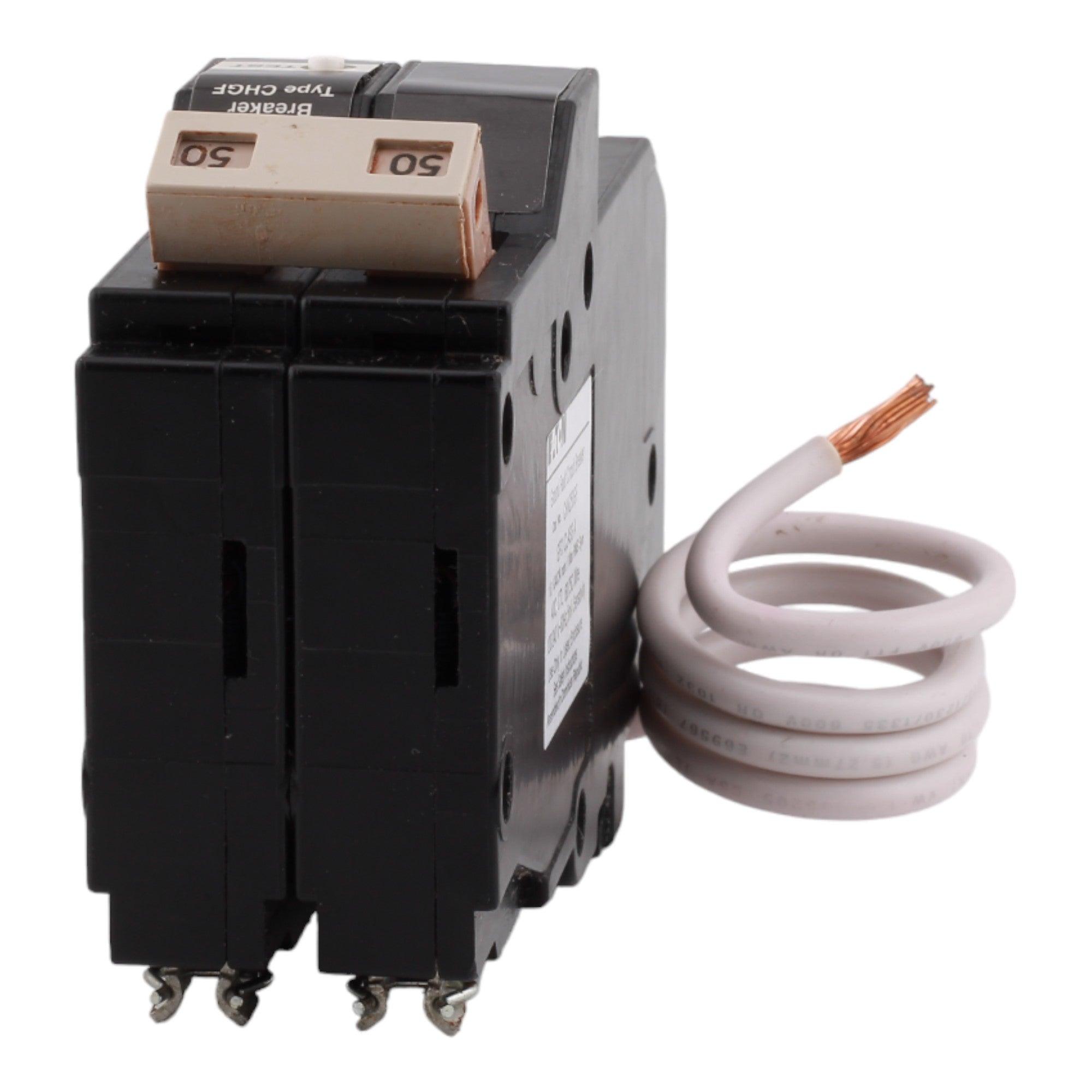 Eaton CH CHN250GF 50A 2P 120/240V GFCI Pigtail Neutral Circuit Breaker - Image 8