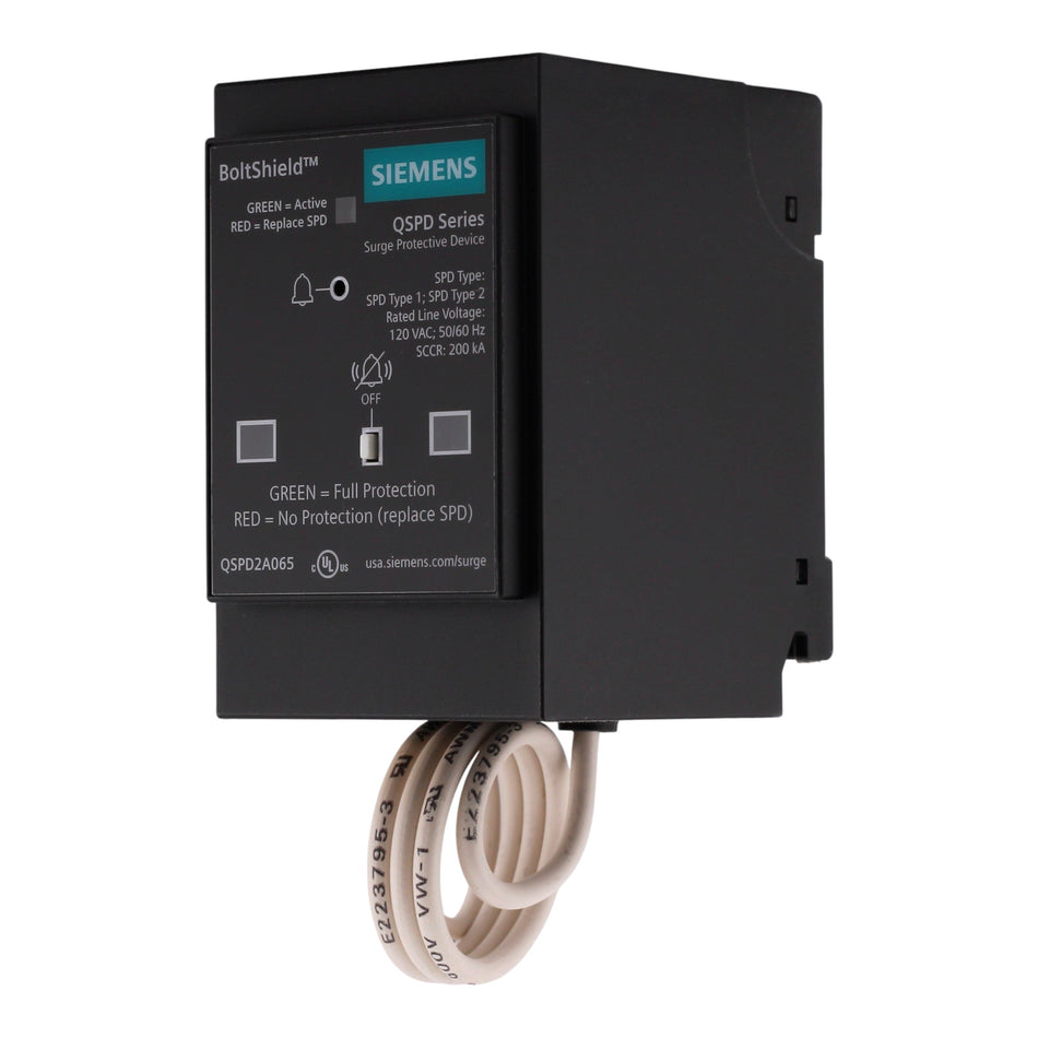 Siemens BoltShield QSPD2A065P 65kA 2P 120/240V Surge Protective Device - Image 2