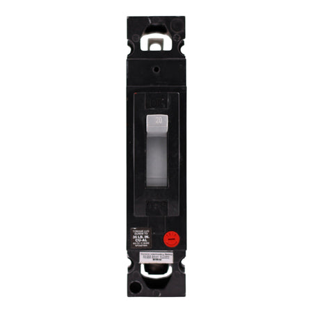 GE THED, THED113020, 20A, 1P, 277V, Bolt-On, Molded Case Circuit Breaker - Image 3