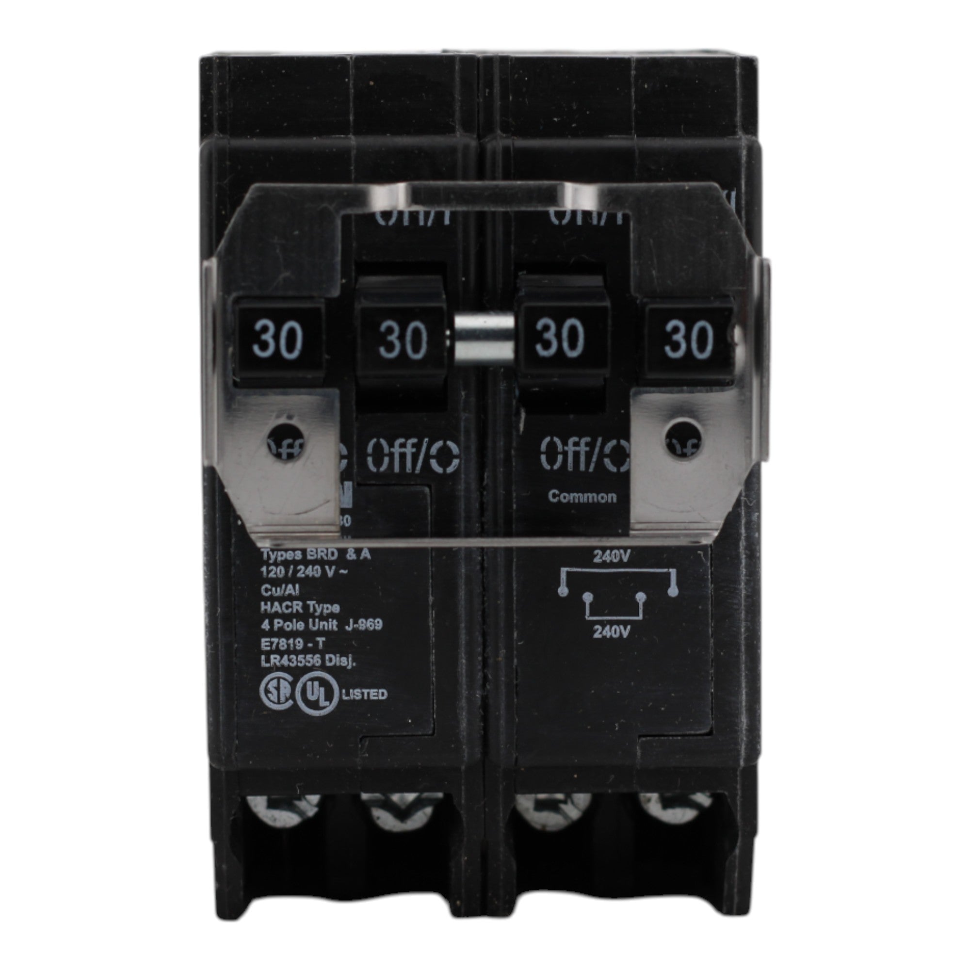 Eaton BRDC230230 30A 4P 120/240V Quad Circuit Breaker - Image 2