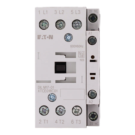 Eaton XT IEC, XTCE018C01D, 18A, 3-Pole, 690VAC, 550/600VAC Coil, Full Voltage Non-Reversing Contactor - Image 5