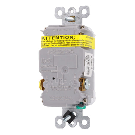 Legrand 1597TRW 15A 125V Tamper-Resistant Duplex GFCI Receptacle White - Image 7