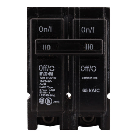 Eaton BRX2110 110A 2P 120/240V Thermal-Magnetic Circuit Breaker - Image 2