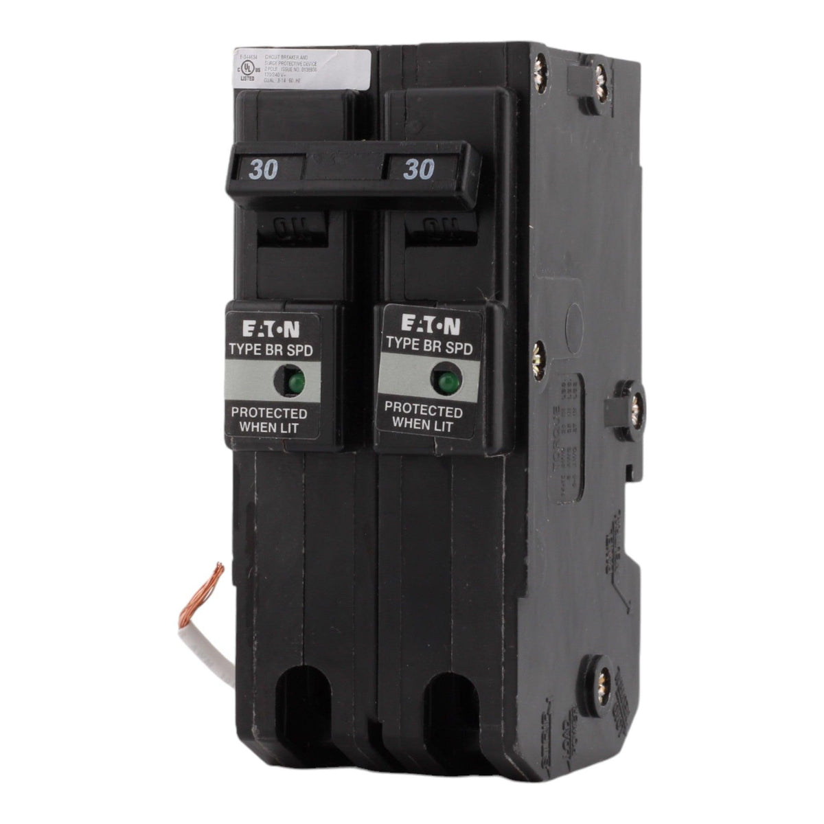 Eaton BR230SUR 30 Amps Two-Pole Residential Surge Breaker, 36kA Surge Current for BR Load Centers - Image 3