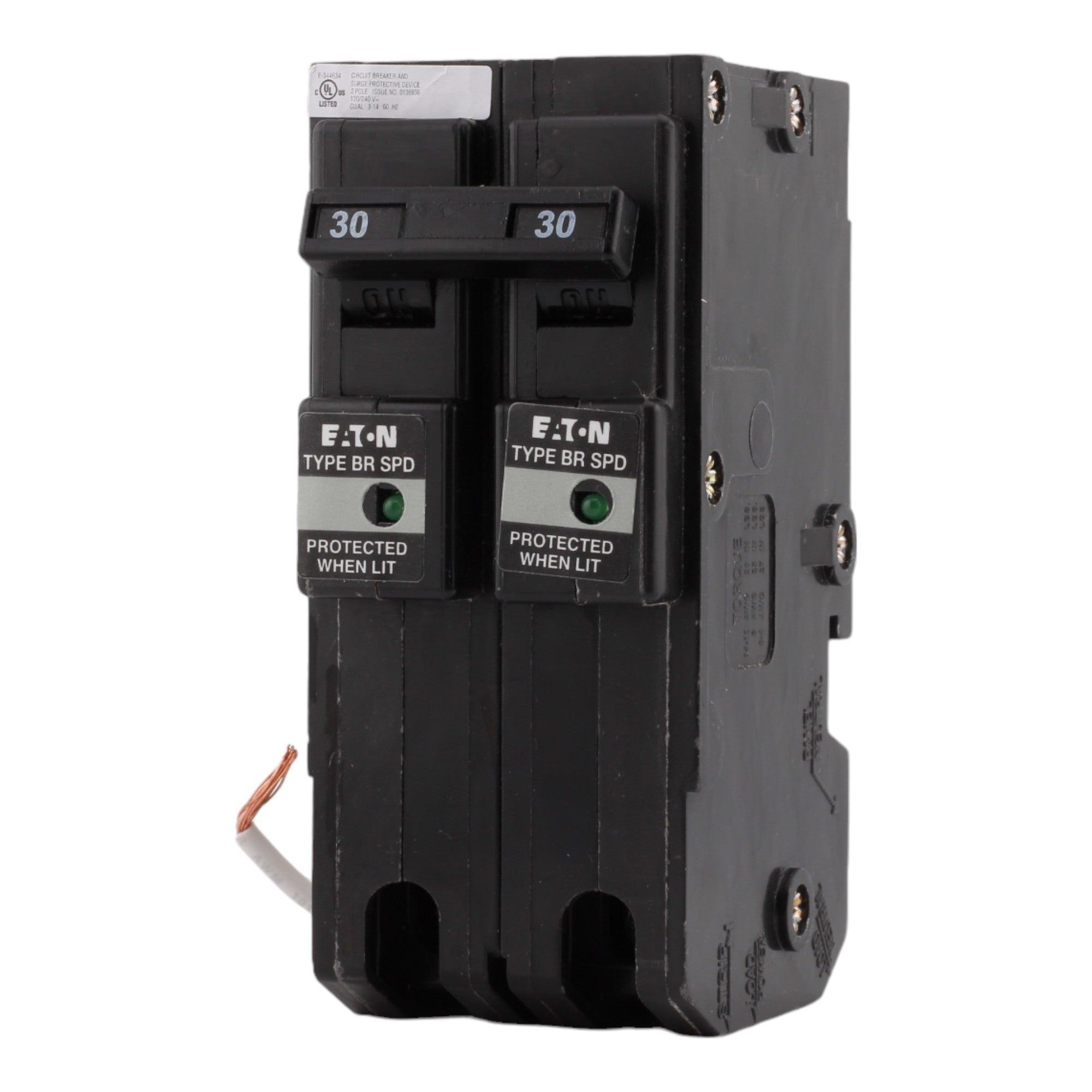 Eaton BR230SUR 30 Amps Two-Pole Residential Surge Breaker, 36kA Surge Current for BR Load Centers - Image 3