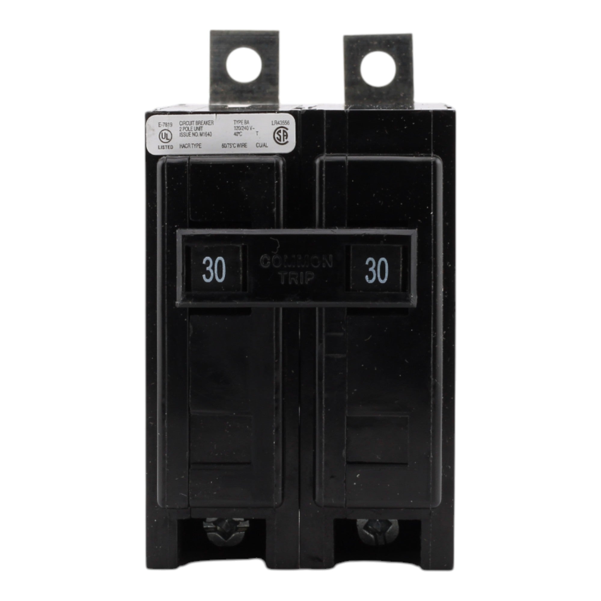 Eaton BAB2030 30A 2P 240V Thermal-Magnetic Circuit Breaker - Image 2