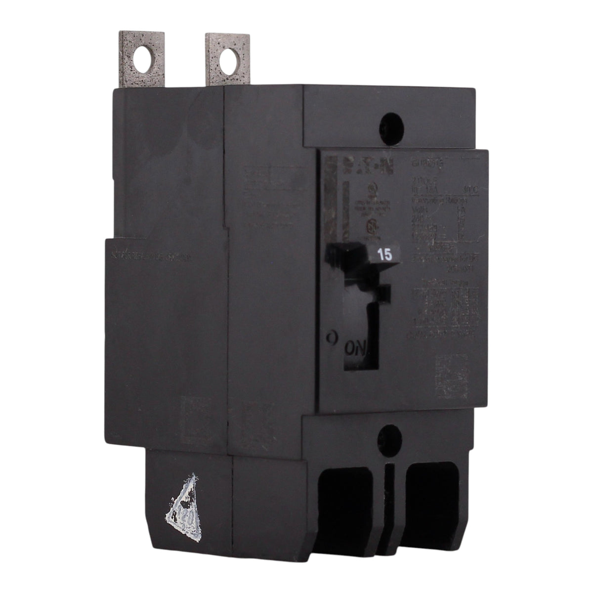 Eaton Series C, GHB2015, 15A, 2P, 480Y/277VAC, 14kA/65kA, Fixed Thermal/Magnetic, Molded Case Circuit Breaker - Image 4