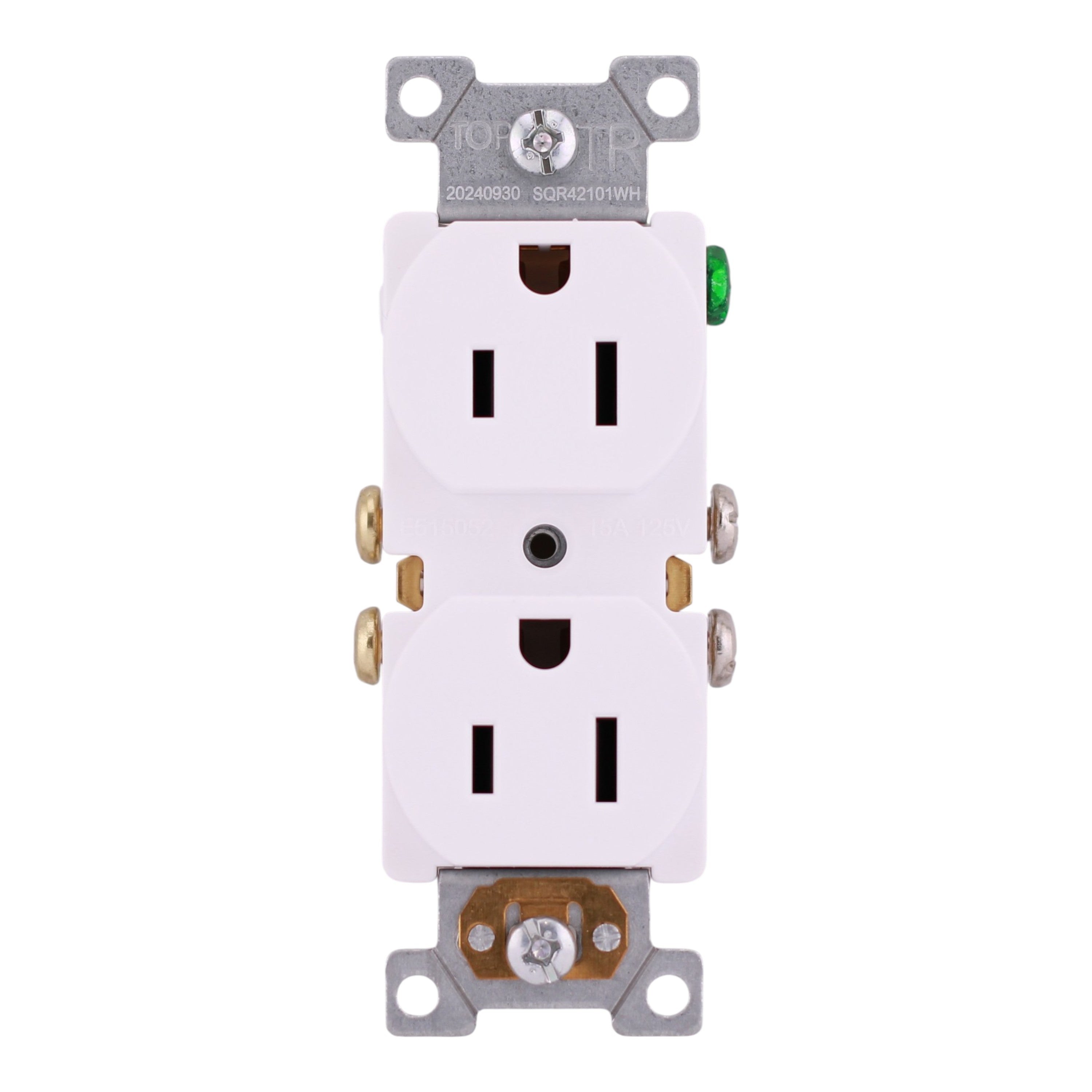Square D X Series, SQR42101WH, 15A, 125V, TR, Standard Duplex Receptacle, White - Image 5
