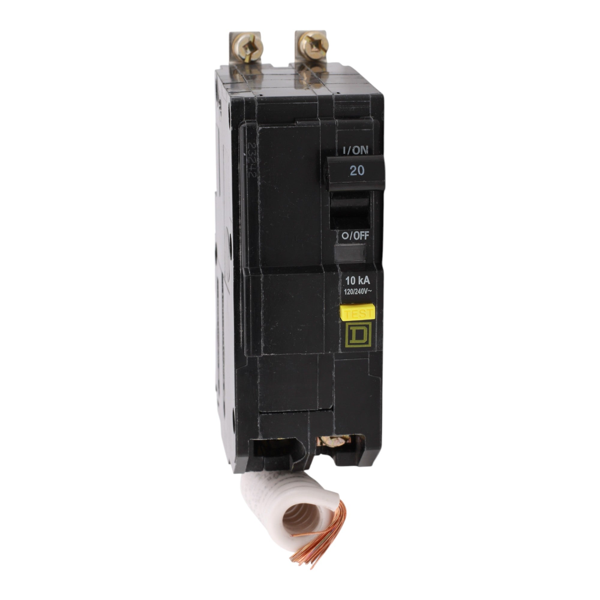 Square D QO QOB220GFI 20A 2P 120/240V GFCI Circuit Breaker