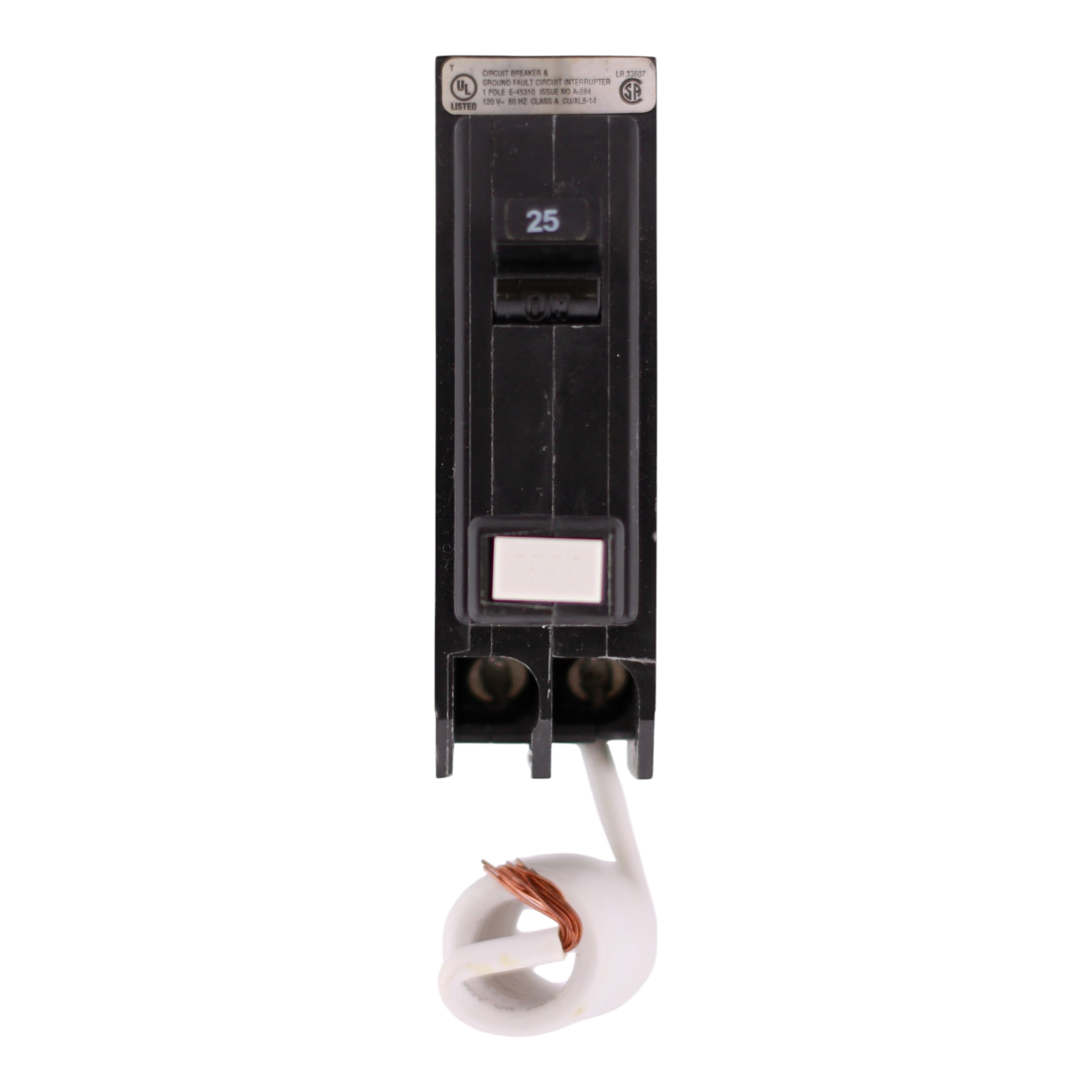 Eaton BR, GFTCB125, 25A, 1P, 120/240V, GFCI, Pigtail Neutral, Circuit Breaker - Image 5