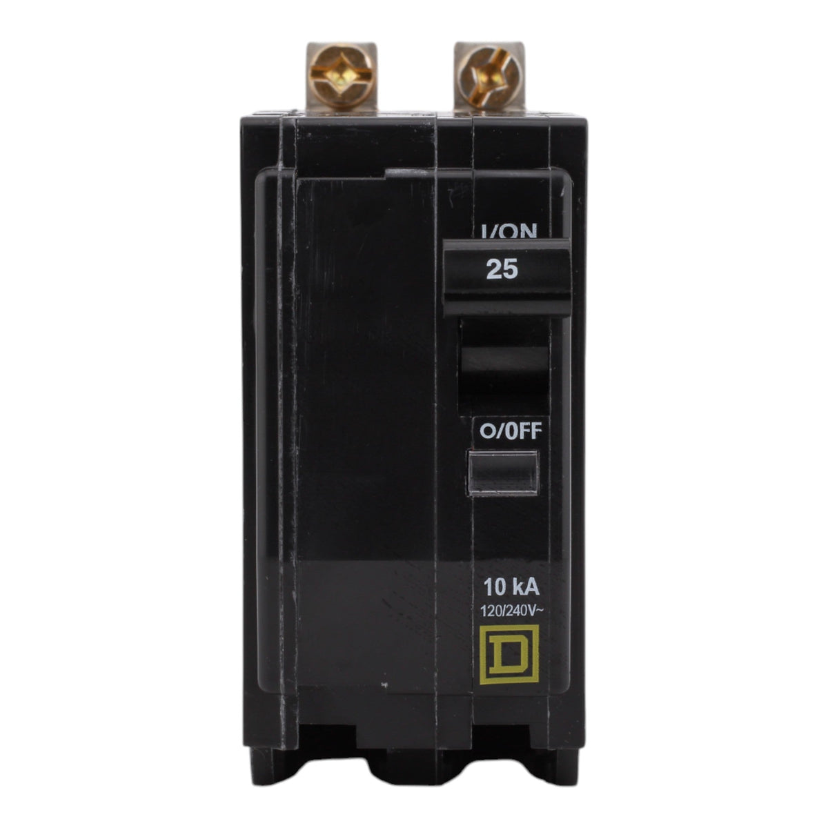 Square D QOB225, 25A, 120/240V, 2-Pole Circuit Breaker, Bolt-On, 10kA Interrupt Rating - Image 2