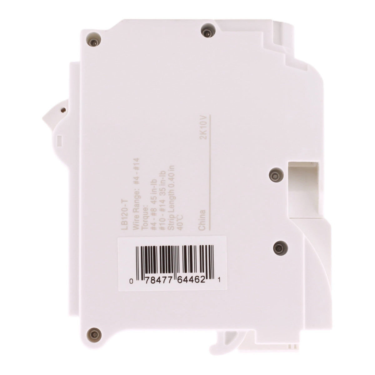 Leviton LB120-T 20A 1P 120/240V Standard Plug-On Neutral Circuit Breaker - Image 6