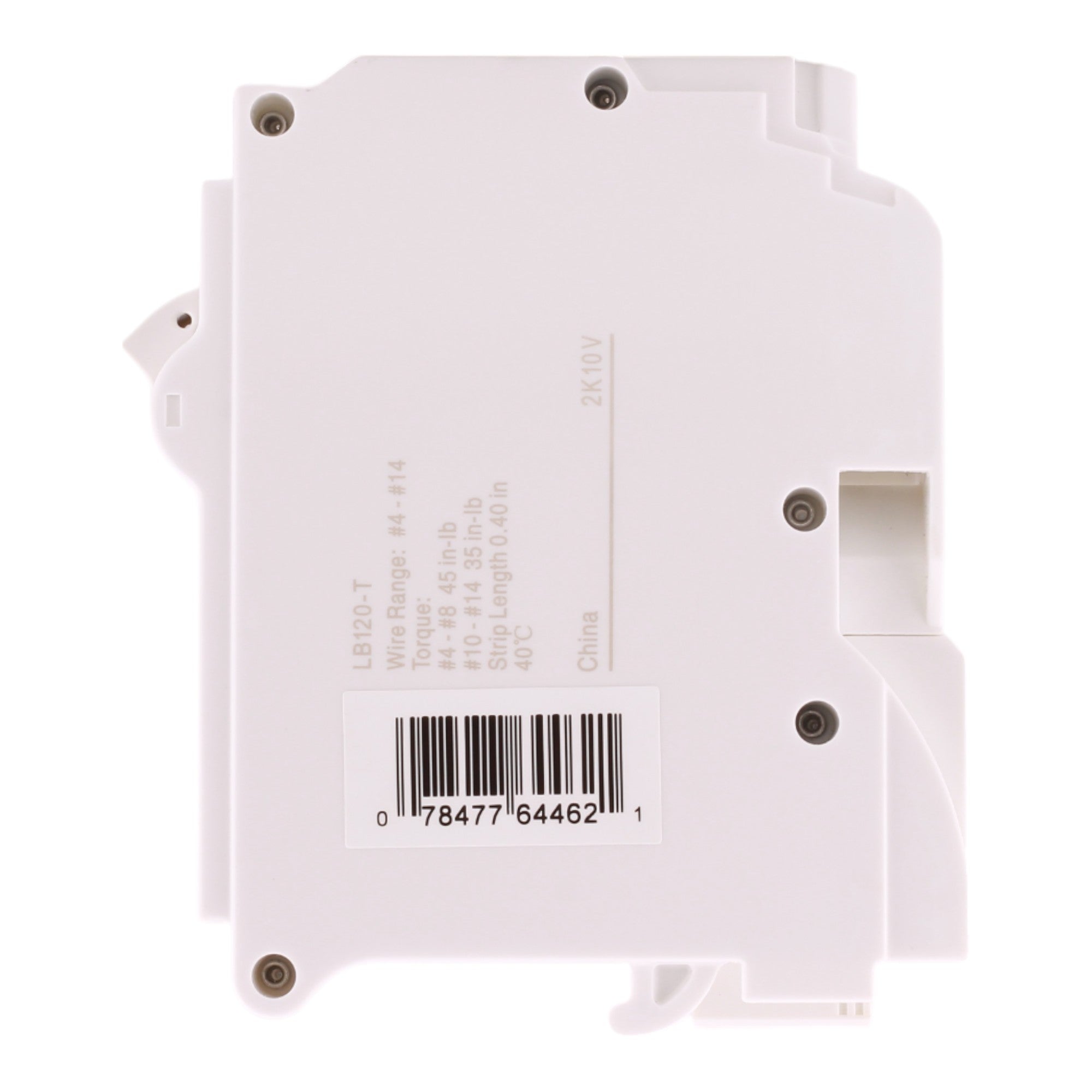 Leviton LB120-T 20A 1P 120/240V Standard Plug-On Neutral Circuit Breaker - Image 6