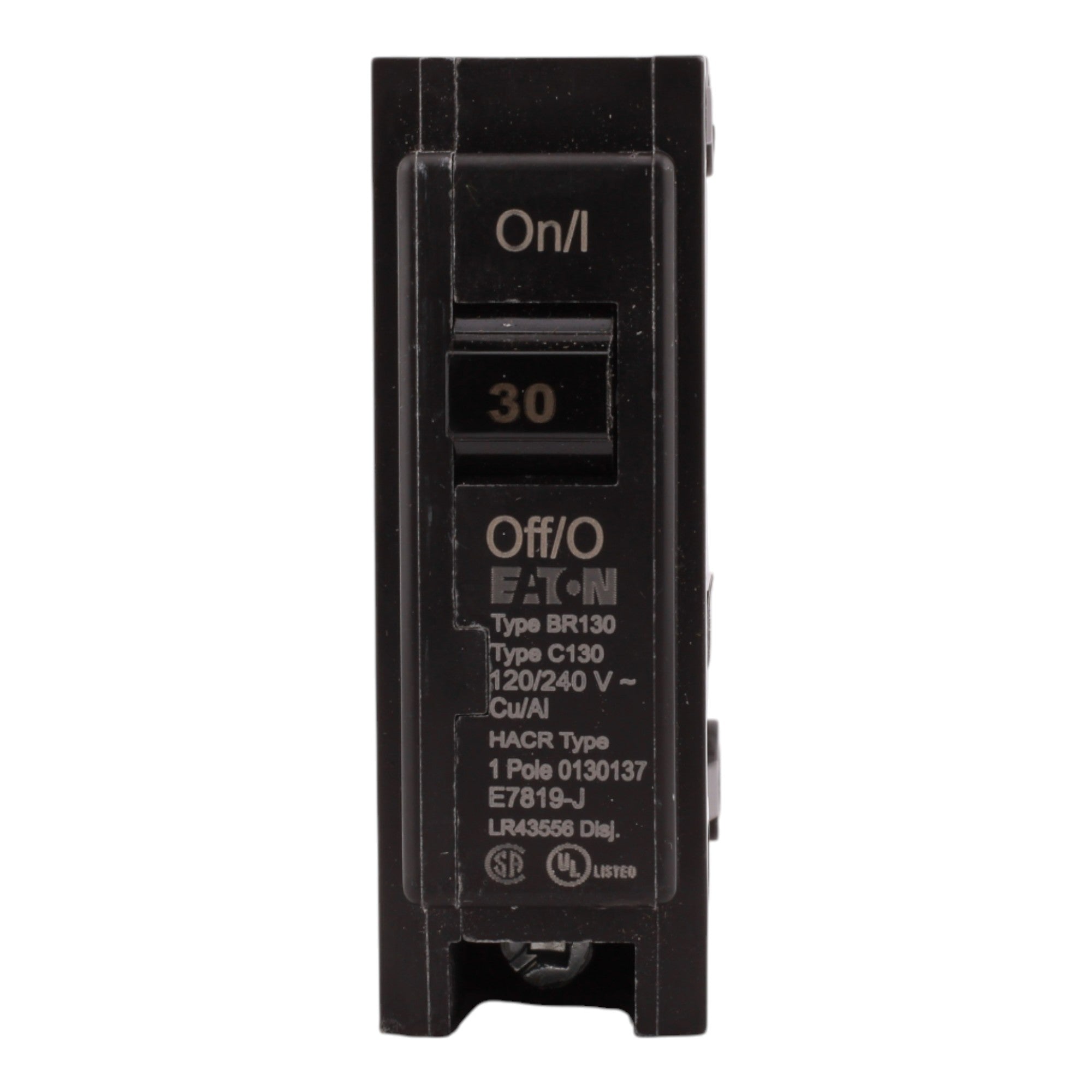 Eaton BR BR130 30A 1P 120/240V Circuit Breaker - Image 3